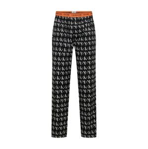 Calvin Klein Underwear Pyžamové kalhoty oranžová / černá / bílá