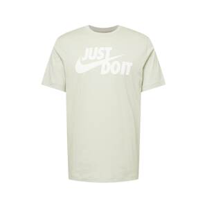 Nike Sportswear Tričko  pastelově zelená / bílá