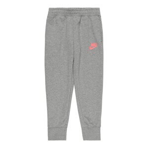 Nike Sportswear Kalhoty šedý melír / pitaya