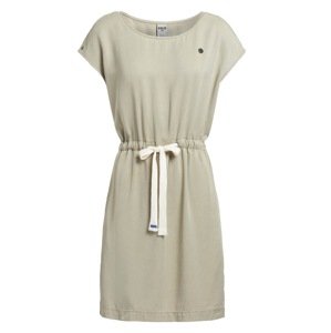 khujo Letní šaty 'HEDIYE' olivová / přírodní bílá