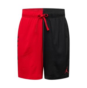 Jordan Sportovní kalhoty ohnivá červená / černá