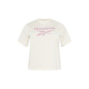 Reebok Sport Funkční tričko krémová / fialová