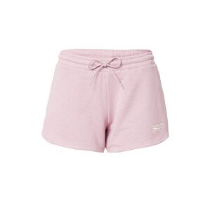 Reebok Sport Sportovní kalhoty béžová / pastelová fialová