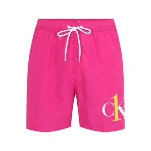 Calvin Klein Swimwear Plavecké šortky  žlutá / pitaya / bílá
