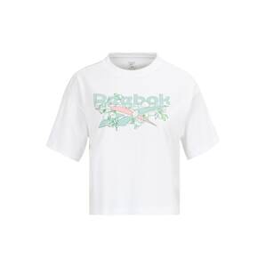 Reebok Sport Funkční tričko 'Quirky' modrá / zelená / pink / bílá