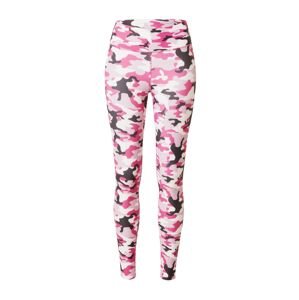 Reebok Sport Sportovní kalhoty pudrová / světle růžová / černá / bílá