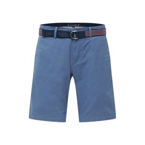 TOMMY HILFIGER Chino kalhoty 'BROOKLYN'  marine modrá / kouřově modrá / červená / bílá