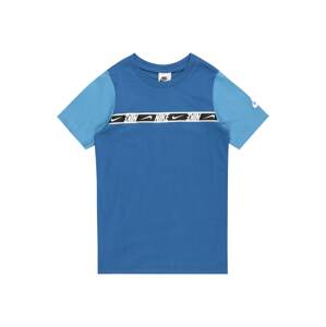 Nike Sportswear Tričko  modrá / světlemodrá / černá / bílá