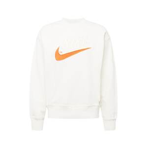 Nike Sportswear Mikina světle šedá / oranžová