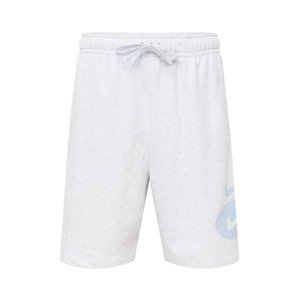 Nike Sportswear Kalhoty  světlemodrá / bílý melír