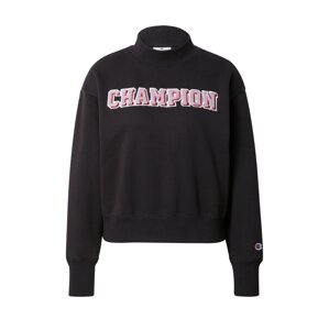 Champion Authentic Athletic Apparel Mikina  pink / černá / bílá