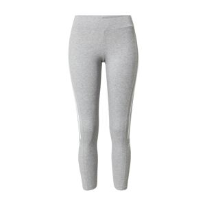 ADIDAS SPORTSWEAR Sportovní kalhoty šedý melír / bílá