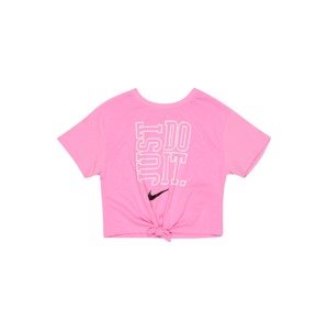 Nike Sportswear Tričko pink / černá / bílá