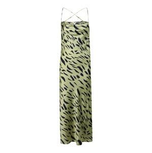 OBJECT Petite Letní šaty 'PAPAYA'  trávově zelená / černá
