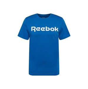 Reebok Sport Funkční tričko královská modrá / bílá