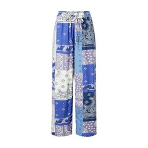 Lollys Laundry Kalhoty 'Rita' modrá / námořnická modř / světlemodrá / bílá