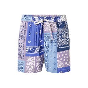 Lollys Laundry Kalhoty 'Bao' modrá / šeříková / bílá