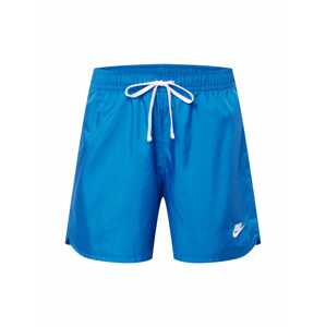 Nike Sportswear Kalhoty  královská modrá / bílá
