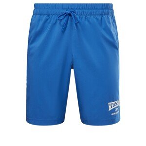 Reebok Sport Sportovní kalhoty  modrá / bílá