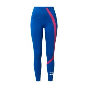 Reebok Sport Sportovní kalhoty modrá / bordó / bílá