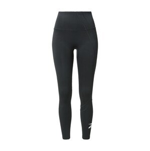 Reebok Sport Sportovní kalhoty 'Vector' černá / bílá