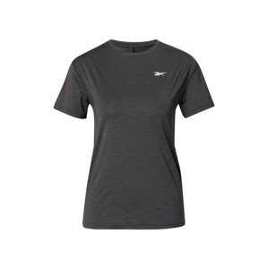 Reebok Sport Funkční tričko černá / bílá