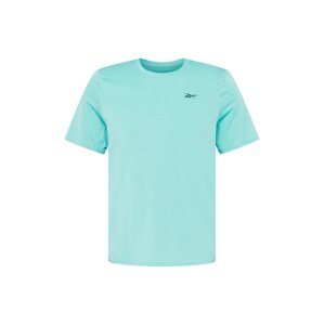 Reebok Sport Funkční tričko  aqua modrá / černá
