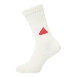 ADIDAS PERFORMANCE Sportovní ponožky  červená / bílá