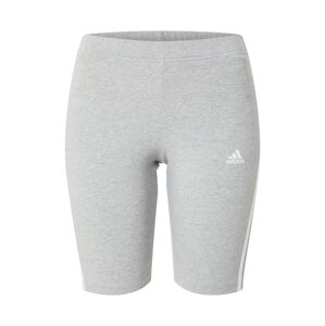 ADIDAS PERFORMANCE Sportovní kalhoty  šedý melír / bílá