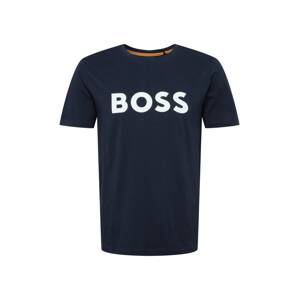 BOSS Orange Tričko 'Thinking 1' námořnická modř / bílá