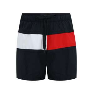 Tommy Hilfiger Underwear Plavecké šortky  tmavě modrá / krvavě červená / bílá