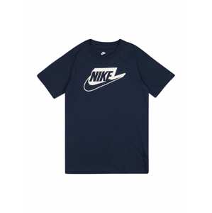 Nike Sportswear Tričko  námořnická modř / bílá