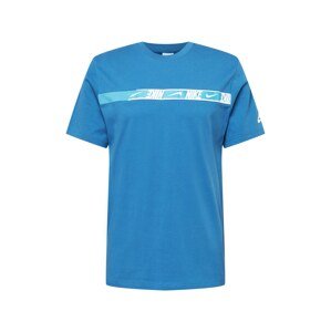 Nike Sportswear Tričko  modrá / nebeská modř / bílá