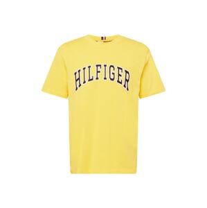 TOMMY HILFIGER Tričko  námořnická modř / žlutá / bílá