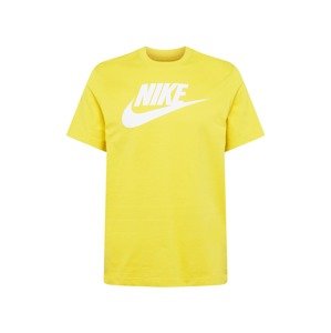 Nike Sportswear Tričko  citronová / bílá