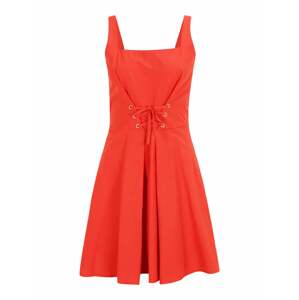 Trendyol Letní šaty oranžově červená