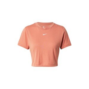 Nike Sportswear Tričko  pastelově červená / bílá