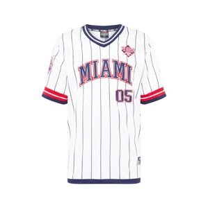 FUBU Tričko 'Athletics Miami'  námořnická modř / červená / bílá
