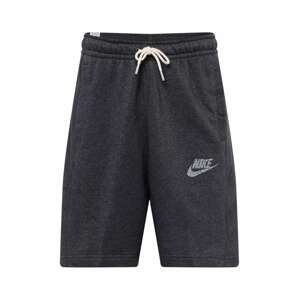 Nike Sportswear Kalhoty 'REVIVAL'  šedá / černý melír