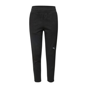 PUMA Sportovní kalhoty  světle šedá / černá
