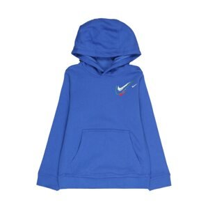 Nike Sportswear Mikina  královská modrá / zelená / červená / bílá