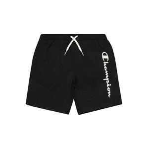 Champion Authentic Athletic Apparel Plavecké šortky  černá / bílá