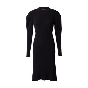 Gina Tricot Úpletové šaty 'Bonnie' černá