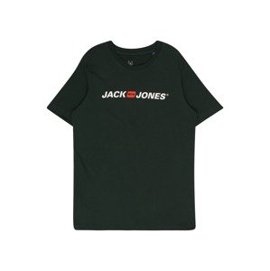 Jack & Jones Junior Tričko  antracitová / červená / bílá