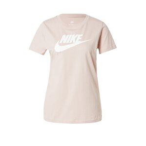 Nike Sportswear Tričko 'FUTURA' pudrová / bílá