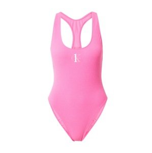 Calvin Klein Swimwear Plavky  pink / růžová / bílá