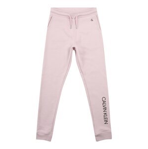 Calvin Klein Jeans Kalhoty  růžová / černá