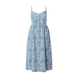 Oasis Letní šaty modrá / světlemodrá / světle hnědá / kiwi