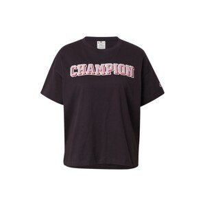 Champion Authentic Athletic Apparel Tričko  růžová / malinová / černá / bílá