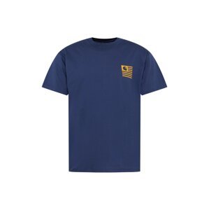 Carhartt WIP Tričko  námořnická modř / zlatě žlutá